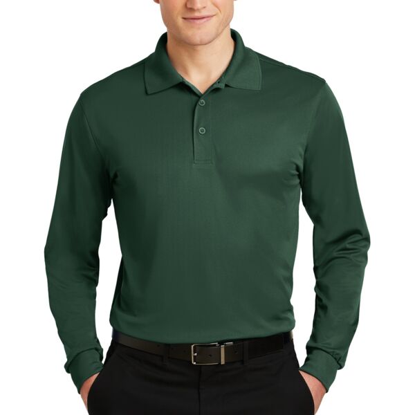 Long Sleeve Micropique Sport Wick ® Polo Thumbnail