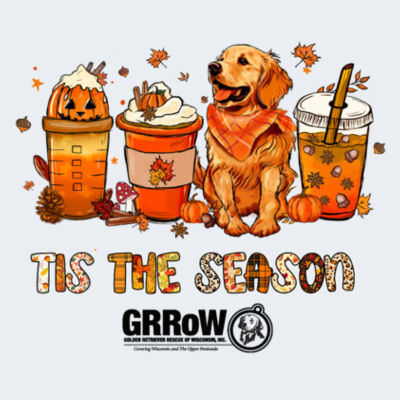 HEAVY COTTON  100% COTTON T SHIRT with "TIS THE SEASON" HALLOWEEN DESIGN WITH BLACK LOGO Design