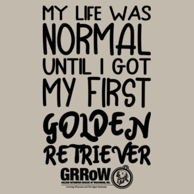 HEAVY COTTON  100% COTTON T SHIRT with "MY LIFE WAS NORMAL" DTF IMPRINT IN BLACK Design