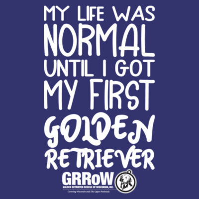 HEAVY COTTON  100% COTTON T SHIRT with "MY LIFE WAS NORMAL" DTF IMPRINT IN WHITE Design