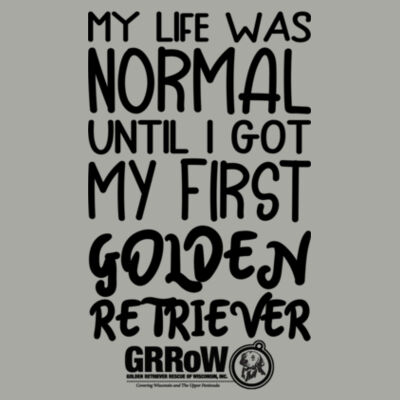 LADIES HEAVY COTTON 100% COTTON T SHIRT WITH "MY LIFE WAS NORMAL" DTF IMPRINT IN BLACK Design