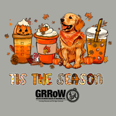 HEAVY COTTON  100% COTTON LONG SLEEVE T SHIRT WITH "TIS THE SEASON" HALLOWEEN DESIGN WITH BLACK LOGO Design