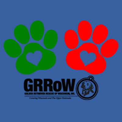GRRoW PET BANDANA WITH DTF PRINTED CHRISTMAS PAWS DESIGN Design