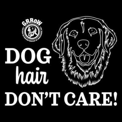 GRRoW Adult 2 Pocket Apron with "Dog Hair, Don't Care Design" Design
