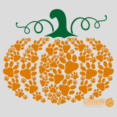 GRRoW Paw Pumpkin T-Shirt Design
