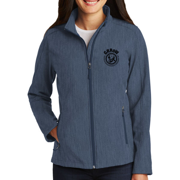 PORT AUTHORITY® LADIES CORE SOFT SHELL JACKET WITH GRRoW DTF LOGO Thumbnail
