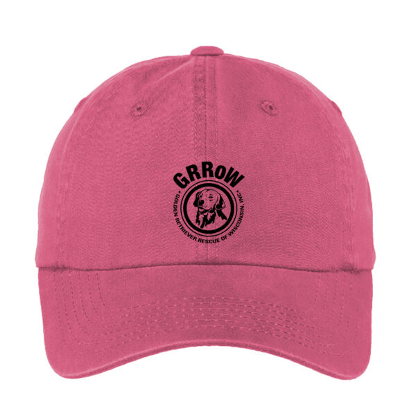 LADIES GARMENT WASHED CAP WITH GRRoW DTF LOGO Thumbnail
