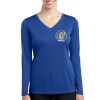 Ladies Long Sleeve PosiCharge ® Competitor V Neck Tee Thumbnail